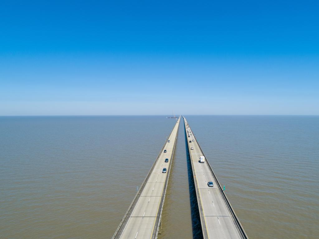 Aerial Drone Photography of the Lake Pontchartrain
