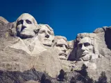 Mount Rushmore National Monument in South Dakota on a sunny day