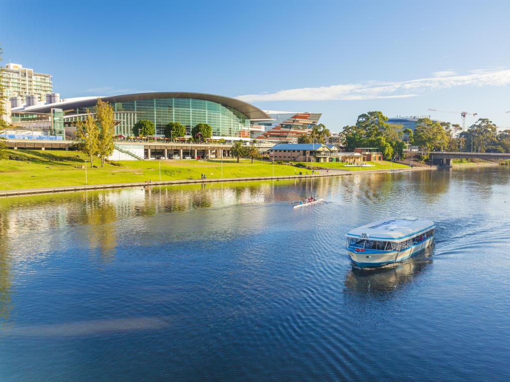 Downtown area of Adelaide City in the daytime