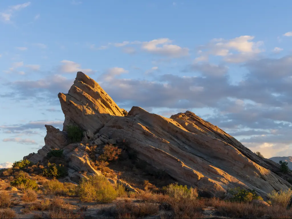 Vasquez Rocks Natural Area Park in the Sierra Pelona Mountains in Southern California.