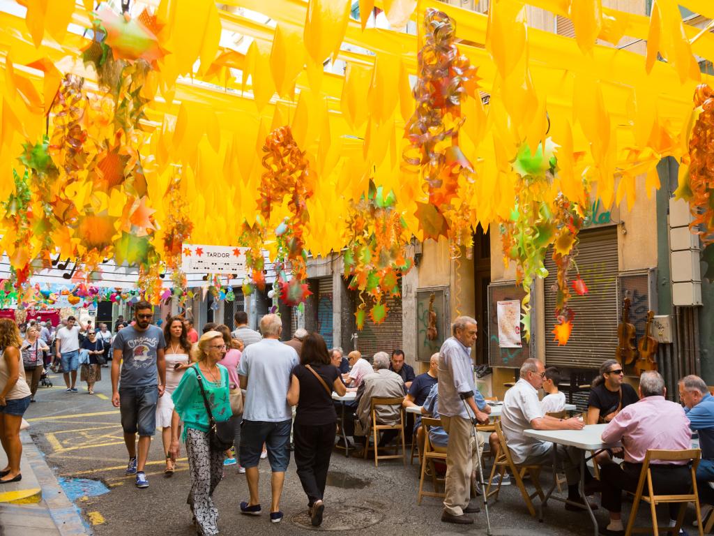 Major de Gracia Festival in Barcelona's Gracia district