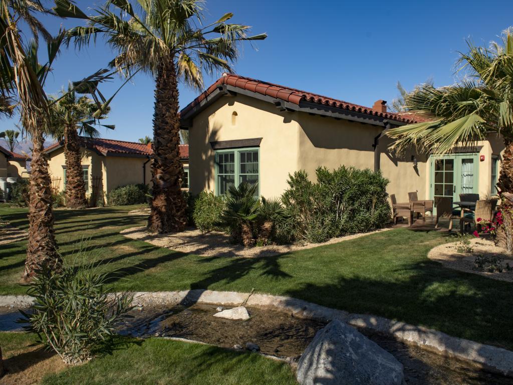 The Inn at Death Valley offers unbelievable comfort in a green oasis right in the middle of the desert.