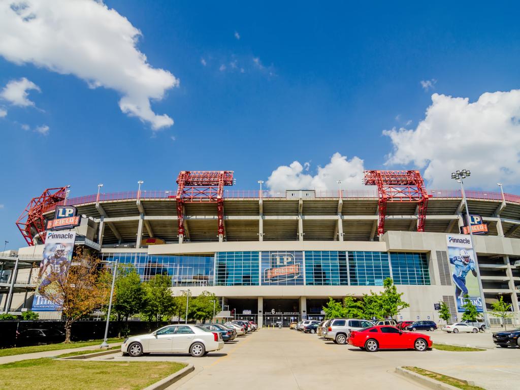 Nissan Stadium in Nashville - home of the NFL's Tennessee Titans