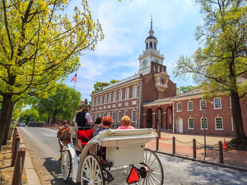 Independence Hall in Philadelphia, Pennsylvania.