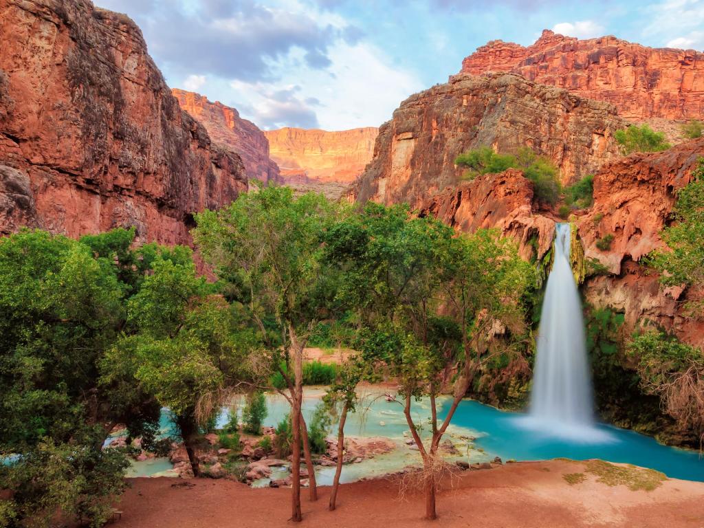 Grand Canyon, Havasupai Indian Reservation, amazing havasu falls in Arizona