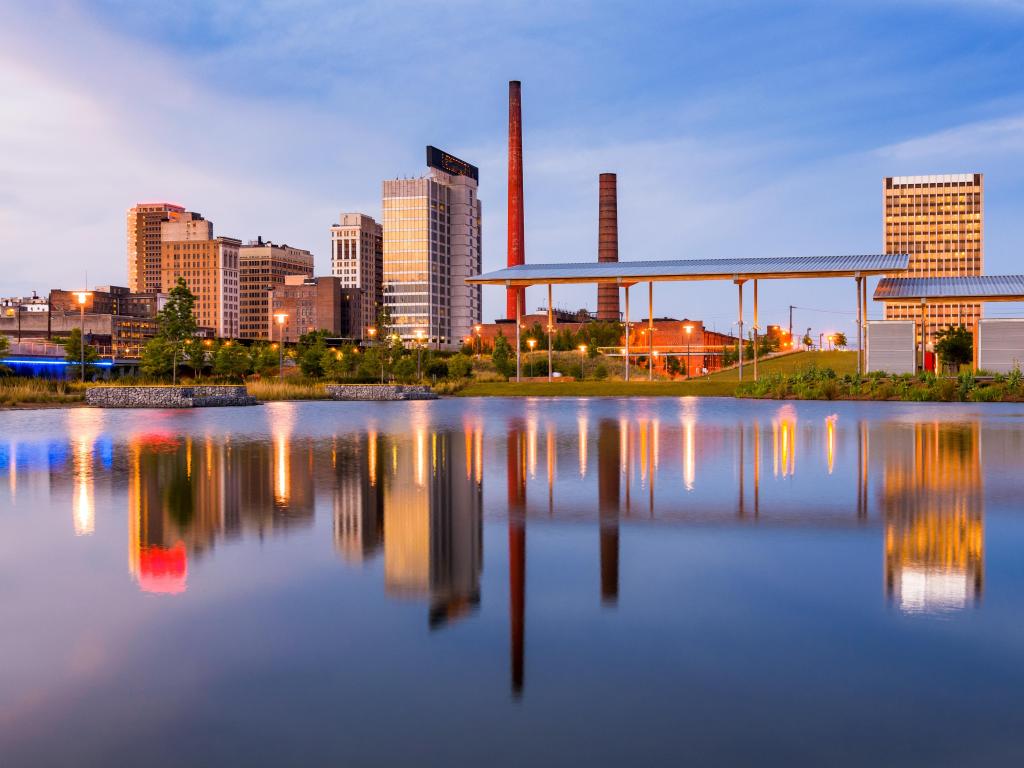 Birmingham, Alabama, USA city skyline. 