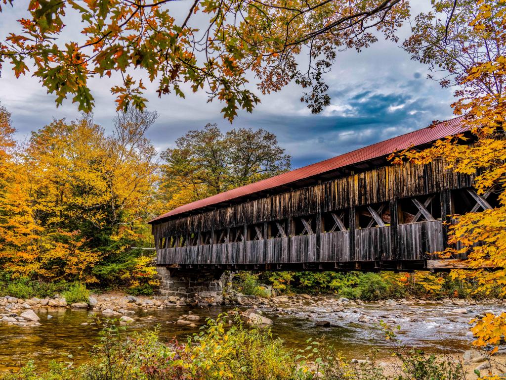 Covered bridge found across the Saco River 