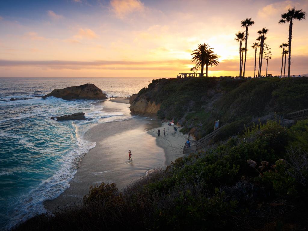 Beach in California 