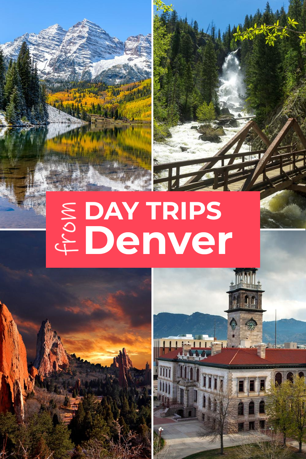 Best day trips from Denver including drives into the Rockies, historic mountain towns, National Parks and craft beer tours